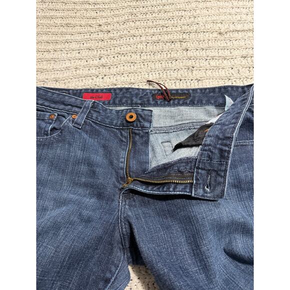 Adriano Goldschmied The Club Jeans Flare Womens 32 R Low Rise USA Blue AG BW2267 - Picture 9 of 12